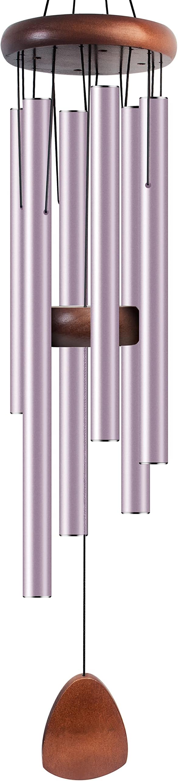 Large Aluminium Wind Chimes 37 Inches to Create a Zen Atmosphere Suitable for Outdoor, Garden, Patio Decoration. Classic Wind Chimes with Wind Catcher Suitable as A Gift for Unisex(Purple)
