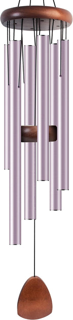 Large Aluminium Wind Chimes 37 Inches to Create a Zen Atmosphere Suitable for Outdoor, Garden, Patio Decoration. Classic Wind Chimes with Wind Catcher Suitable as A Gift for Unisex(Purple)