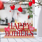 COCHIE Metal Happy Mother's Day Sign, Mothers Day Decorations for Home, Shelf, Mantel, Indoor, Mothers Day Gifts for Mom from Daughter Son, Mother Day Table Top Party Decoration (Mother's Day)