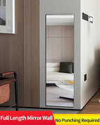 Shatterproof Acrylic Full Length Wall Mirror for Bedroom & Home Gym