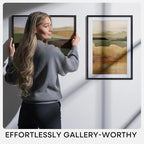 Homeforia 11x22 Black Wood Frame, High End Oak 11 x 22 Newspaper Display Frames without Mat, Wooden 22x11 Thin Picture Frames for Wall, 11 by 22 Black Poster Frames, Tempered Glass, Wall Kit, Set of 1