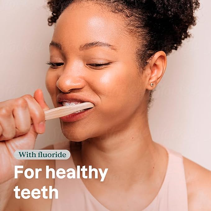 ATTITUDE Enamel Repair Toothpaste with Fluoride, Spearmint Flavor, Vegan & Cruelty-Free, Sugar-Free, Plant & Mineral-Based Ingredients, Clean Oral Care, 4.2 Oz