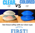 Cupping Warehouse Supreme 4 Intermediate Pro 5560 Beginner Silicone Cupping Set – 4 Cups for Body Sculpting, Massage Therapy, Pain Relief, Cellulite Reduction (S1.3, M1.6, L2.1, XL2.75)