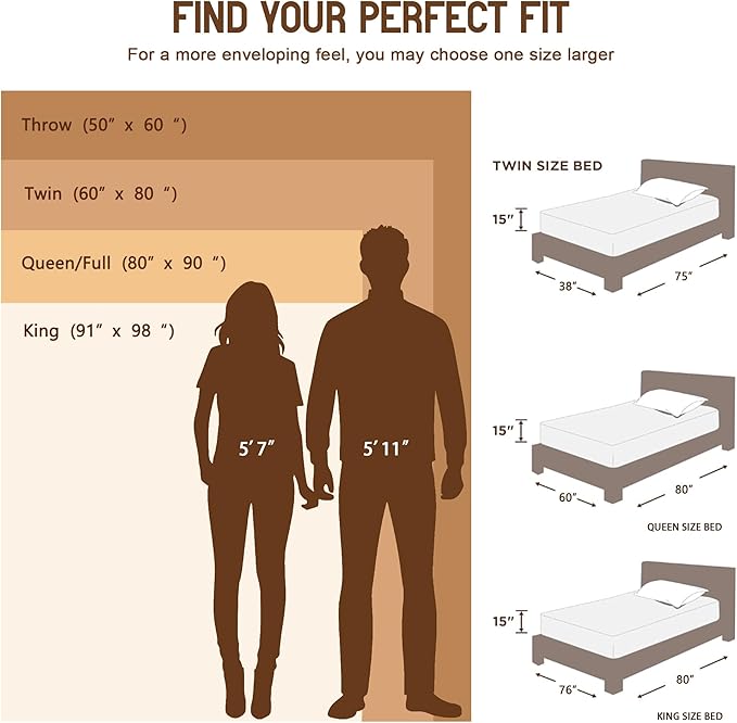 Boho Throw Blanket 91" x 98", 100% Organic Cotton Breathable Ultra Soft Bed Purple Quilt Throw - All Season Luxury Floral Farmhouse Decor Blanket for Sofa Couch Chair and Gift.