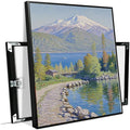 Color harmony mountain scenery blue sky lake wall painting suitable for living room natural scenery painting suitable for bedroom home decoration