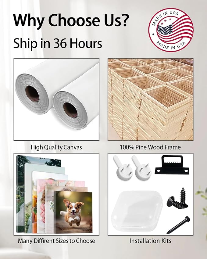 Rustic Autumn Pumpkin Wall Art Decor, Framed Vintage Thanksgiving Decorations, Fall Canvas Wall Art for Home, Kitchen and Living Room, Cozy Fall Decor Picture Print Ready to Hang