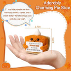 Crochet Pumpkin Pie Gift Idea for Boss – Funny Handmade Appreciation Plush with card “Best Boss” – Farewell Gifts for Women Men, Office Desk Decor, Mini Thank You Token for Manager, Supervisor, Leader