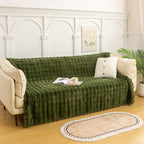 YUSOKI Luxury 3D Bubble Throw Blanket 2lb,All Ages,Home Decoration, (Olive Green,50 * 60inches)
