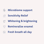 Fluoride-Free Toothpaste with Prebioitics – Coconut Cream Flavor (4oz) | Nano-Hydroxyapatite Remineralizing for Sensitive Teeth, Whitening & Enamel Repair