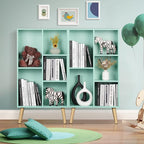 LEYAOYAO 5 Cube Bookshelf 3-Tier - Mint Green