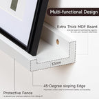 Picture Ledge Shelf for Wall, Floating Shelves Set of 4, 36 Inch Long Nursery Book Shelves for Toys Storage, Kids Bookshelf Wall Mounted for Books Photo Frames, White