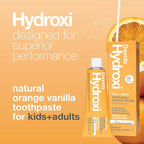Davids Hydroxi Fluoride Free Nano Hydroxyapatite Toothpaste for Enamel Health & Whitening, Antiplaque, SLS Free, Kid Friendly Orange Vanilla Flavor, 4 oz, Made in USA