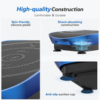 MERACH Vibration Plate Exercise Machine, Whole Body Workout Equipment for Women, Bluetooth and Silicone Pedal, Vibration Plate with Auto Mode, Vibrate Fitness Platform for Home