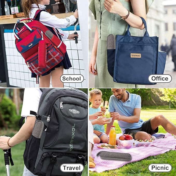 Travel Utensils Set with Case Reusable Portable Cutlery Set Stainless Steel 8pcs Including Dinner Knife Fork Spoon Chopsticks straws(Gold)