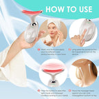 Facial Massager Red-Light-Therapy-for-Face and Neck, Face 𝖲 culpting Wand with 7 Color (Champagne)