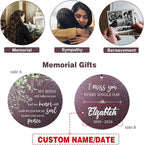 ASTARIN 36" Large Deep Tone Personalized Sympathy Wind Chimes, Memorial Wind Chime for Loss of Mother Father Loved One, Bereavement Gifts Decor Outdoor Patio Garden Graveyard