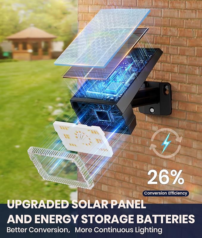Solar Spot Lights Outdoor,Adjustable Warm&Cool,IP67 Waterproof,3 Color+3 Modes,2-in-1 Wall Lights Solar Powered Spotlights for Pathway/Garden/Yard/Patio/Driveway/Tree/Landscape Lighting Outside Decor