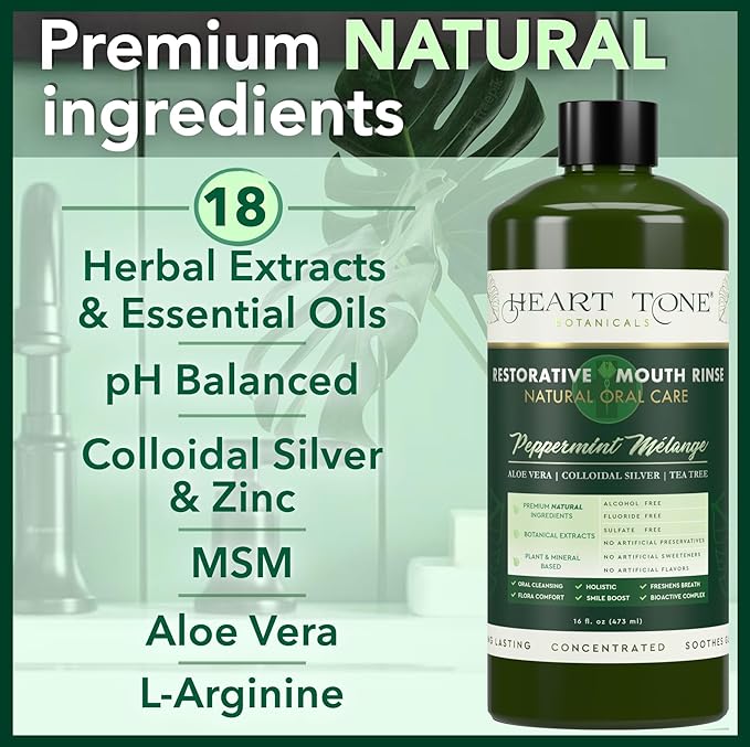 Oral Care Set | Natural Toothpaste, Oil Pull & Mouthwash | Radiant Smile | Fluoride-Free & Clean Ingredients | Mineral Complex | Natural Enamel Care | Botanical Plant Based