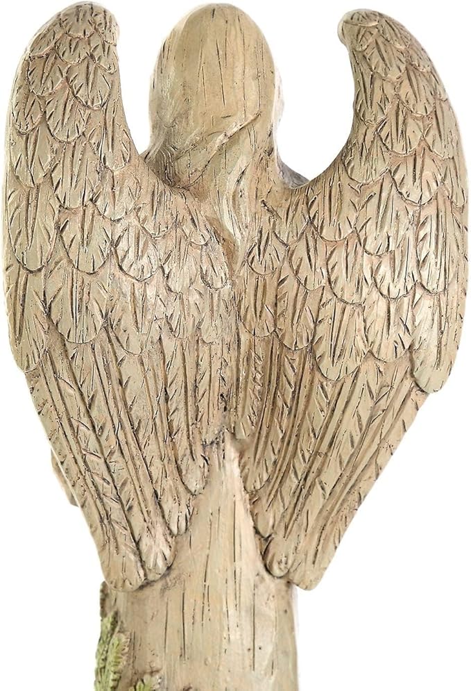 Topadorn Garden Statuary Outdoor Praying Angel Resin Figurines,Collectible Sculptures,10" H