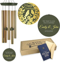 ASTARIN Happy Anniversary Wind Chimes Personalized, Deep Tone Wind Chimes for Memory Day, for Couple Friends Wife Husband, Marriage Keepsake Gift Ideas