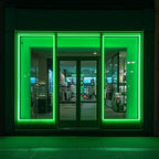 GZBtech Flexible LED Neon Rope Lights 33FT,AC 110-120V Waterproof Strip Light, 120 LEDs/M Cuttable Connectable Neon Lighting for Indoor Outdoor Home Decor/Commercial Building Use-Green 10M