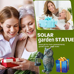 Garden Statues Outdoor, owl Figurines Decorated with Solar Lights, Unique Christmas Birthday Gifts for Moms, Grandmas, Women, Wives, Sisters