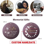ASTARIN 36" Large Deep Tone Personalized Sympathy Wind Chimes, Memorial Wind Chime for Loss of Mother Father Loved One, Bereavement Gifts Decor Outdoor Patio Garden Graveyard