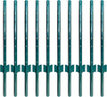 ARIFARO Sturdy Duty Metal Fence Posts 3 Feet,Pack of 10, 3-4-5-6-7 Feet No Digging Garden U Post for Wire Fencing Steel Fencing Poles for Yard, Outdoor