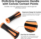 Muscle Roller Stick for Athletes -Roller Massager for Myofascial Pain Relief - Handheld Physical Therapy & Recovery Tool(Orange black-18 inch)