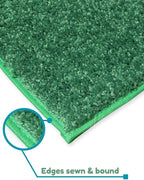 KOECKRITZ Soft and Colorful Kids Classroom Area Rugs (Passes Flammability Pill Test) Many Sizes and Bright Colors to Select from (10' x 10', Froggy)