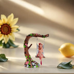 Swing Set of 42 Pcs Miniature Fairy Garden Accessories Outdoor Decor Figurines Kit for Kids, Mini Whimsical Ornaments and Decorations for Patio, House, Garden, Desk, Yard Supplies