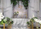 SquarePie Sequin Tablecloth 60 x 102 Inch Silver Bling Sparkly Table Cloth for Wedding Party