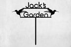 Personalized Metal Garden Sign with Stake, Custom Garden Decor for Outdoor, Custom Family Name Sign, Patio Decorations, Lawn Art, Farmhouse Decorative, Housewarming Gift (CstmDesign9)