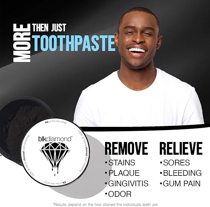 Premium Activated Charcoal Natural Coconut Teeth Whitening Powder - Safe for Enamel to get a Whiter and Brighter Smile - Organic Toothpaste Detoxifier