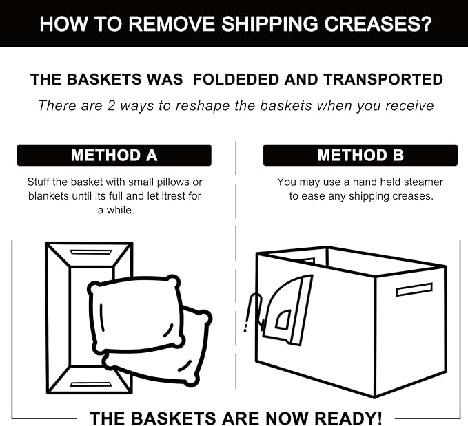 OIAHOMY 3 Pack Storage Basket for Organizing, 13''X9.85''X8.7'' Storage Bins,Woven Basket Basket with Handles, Toy Storage Basket Bin,Stylish Room Decor Basket, White & Grey variegated