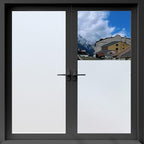 Window Privacy Film with Installation Tools, Static Cling, Anti UV, Heat Control, Ideal for Home Shower Office Glass Door (White Frosted【Glue-Free】, 45.2X78.7Inch)
