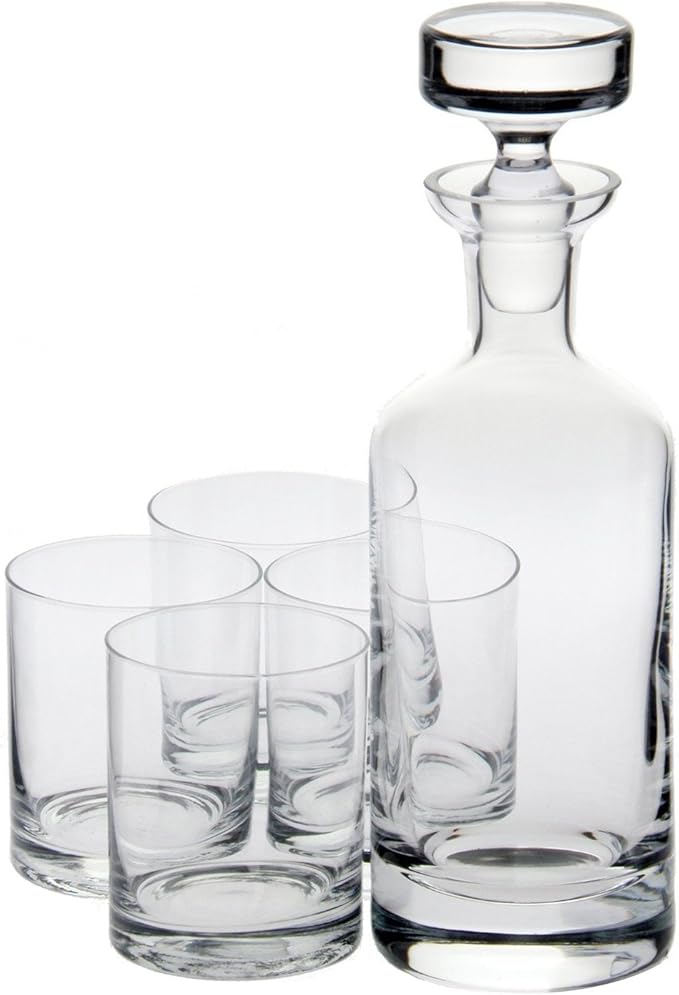 Ravenscroft Crystal Wellington Whisky Set, 5-Piece