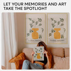 Homeforia 16 x 24 Picture Frame Gold, High End Metal 16x24 Poster Frames with Mat 12x18 Photo, 16 x 24 Gold Frame Matted to 12 by 18 Print, 24x16 Thin Hanging Frame, Tempered Glass, Wall Kit, Set of 1