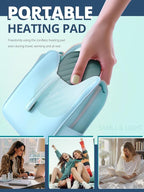 Slimpal Portable Heating Pad for Cramps, FSA HSA Eligible, Rechargeable Electric Heat Belt for Period Pain Relief, Menstrual Heated Pad Birthday Gifts for Women and Girls, Pink