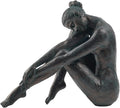 Guichifun Yoga Dancer Statue Home Decoration - Resin Bronze Sculpture Modern Creative Home Garden Statue Handicrafts Art Ware Home Décor Office Room or Outdoor Garden Gifts 16.3 x 7.15 x 13.9 Inch