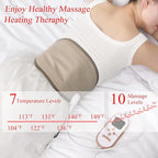 Slimming Electric Belt Hot Compress Electrified Heating Massage Pads for Lower Back Pain Far Infrared Heating Pads Lower Back Abdomen 7 Heat Settings up to 149°F