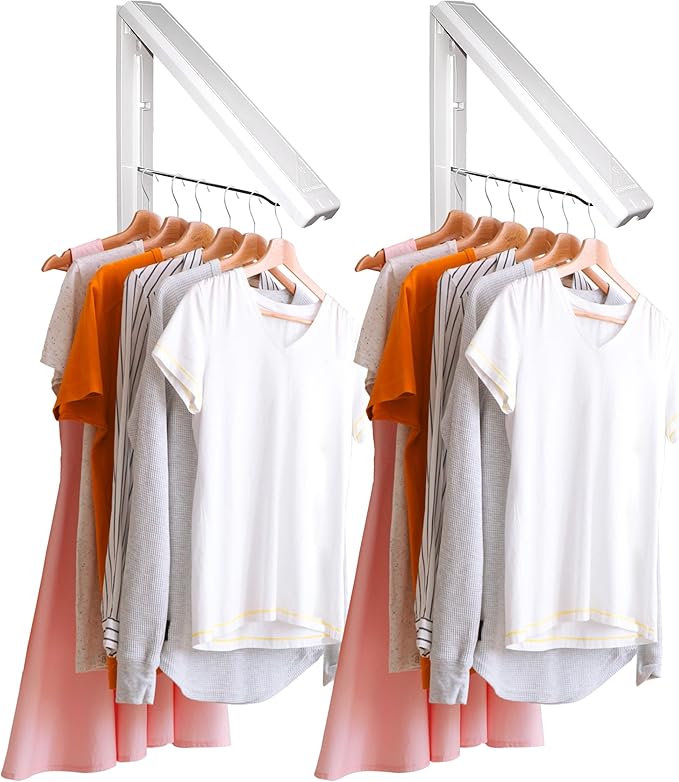 InstaHanger - Wall Mounted Drying Rack - The Original Collapsible Clothes Drying Rack and Storage