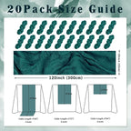 20 Pack Teal 10FT Cheesecloth Table Runner Rustic Gauze Cheese Cloth Table Runner for Wedding Bridal Baby Shower Table Decorations Boho Fabric Sheer Birthday Party Table Decor 20 x 120 Inch Long