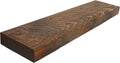 joelsantiques Floating Shelf, Wood Wall Shelf, Natural Wooden Home Decor for Bathroom Kitchen Bedroom, Hanging Mounted Invisible Bracket (Medium Brown, 7" Deep x 36" Wide)
