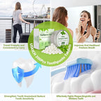 200 Pcs Toothpaste Tablets - Nano Hydroxyapatite Natural Whitening, Reduce Sensitivity,Fluoride & Plastic Free, Eco Friendly & Travel Mouthwash Tablets