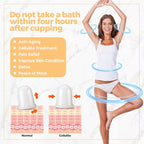 TrelaCo 12 Pcs 2 Size Cupping Therapy Set Silicone Anti Cellulite Cupping Kit for Massage Therapy Cupping Therapy Set Vacuum Suction Cup for Arthritis Relief, Pain Reduction Adults Home Use (White)