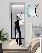 Shatterproof Acrylic Full Length Wall Mirror for Bedroom & Home Gym