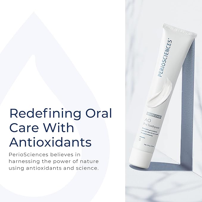 PerioSciences AO Pro Post Whitening Toothpaste with Nano Hydroxyapatite, Remineralizing, 3 fl oz / 90ml