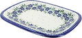 Blue Rose Polish Pottery Sierra Medium Rectangular Serving Platter