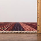 Keen Home Design 9x12 Rug - Machine Washable Area Rug with Non-Slip Backing, Ideal for Living Room, Dining Room, Bedroom - Vintage, Easy Clean, Durable, Low Pile Rug - (9' x 12')